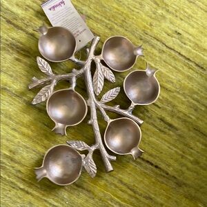 Fabindia antique brass Pomegranate Candle Holder